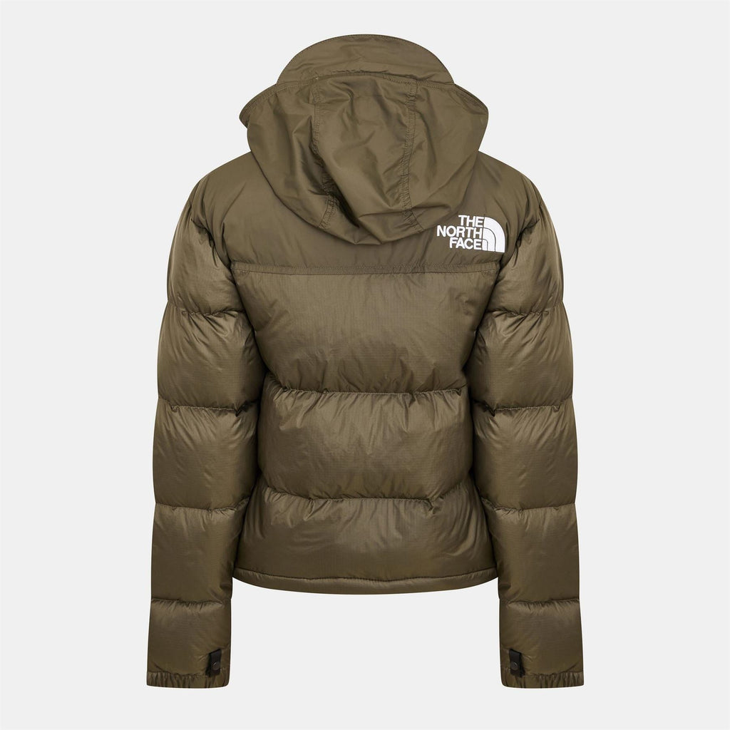 North Face Womens 1996 Retro Nuptse Water Resistant Goose Down Short Puffer Jacket