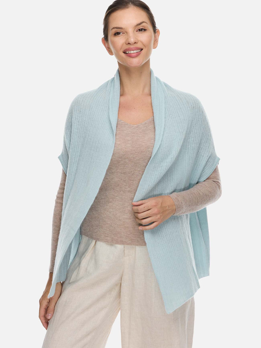 Aqua Blue Effortless Vest