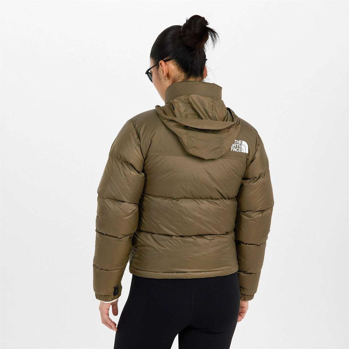 North Face Womens 1996 Retro Nuptse Water Resistant Goose Down Short Puffer Jacket