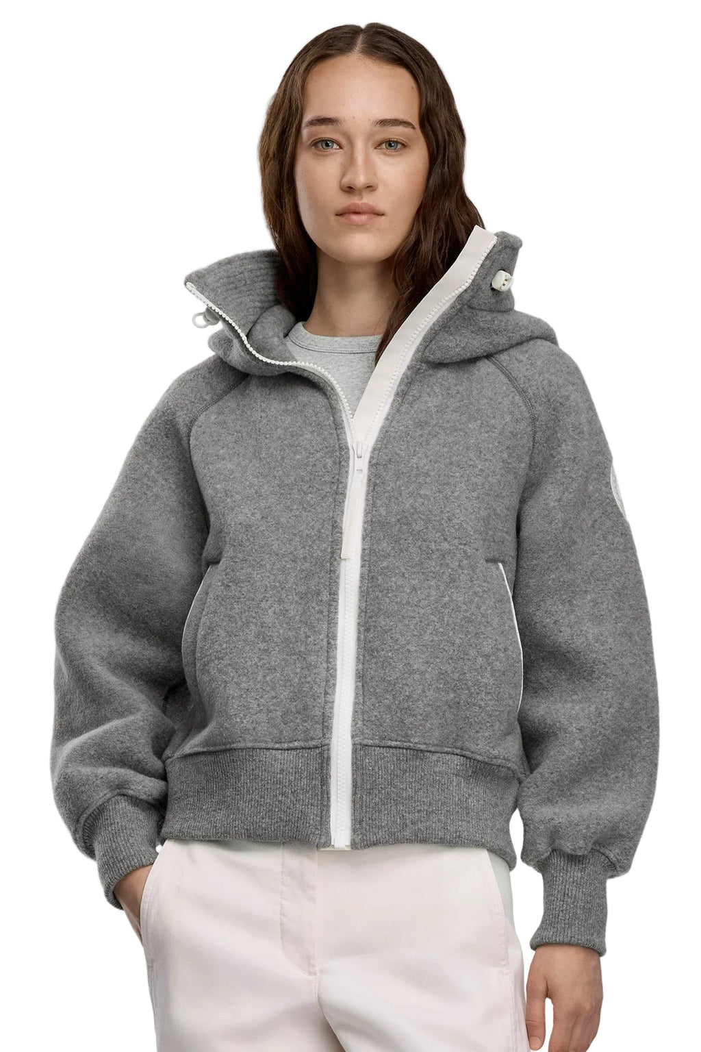 Chilliwack Bomber Kind Fleece White Label in Greige