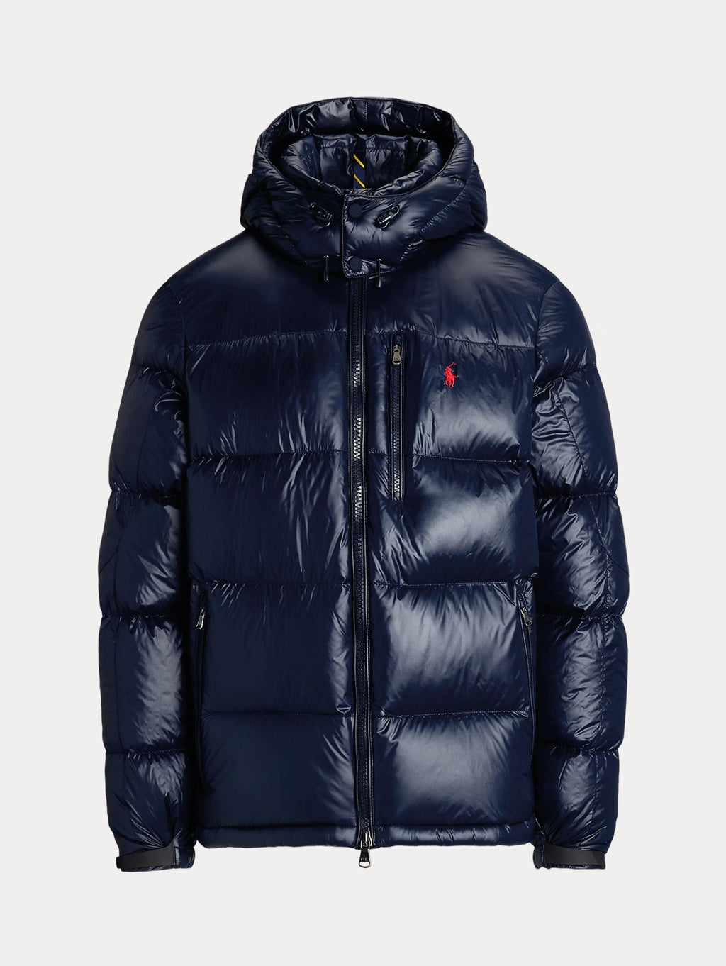 Glossy Ripstop Down Jacket Blue