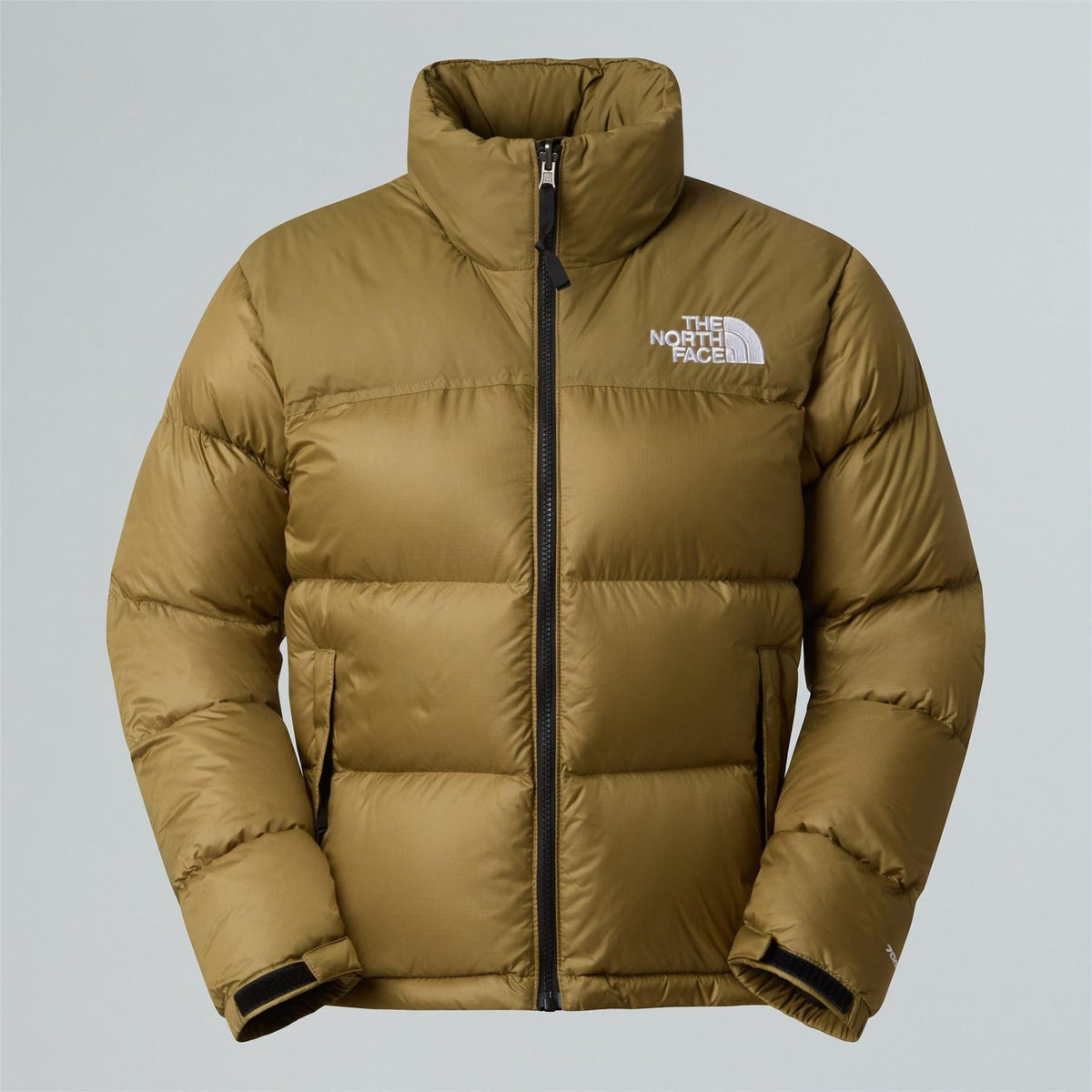 North Face Womens 1996 Retro Nuptse Water Resistant Goose Down Short Puffer Jacket