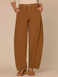 "Ab"leisure Skyrise Cinched Waist Toggle Hem Petite Jogger Pants