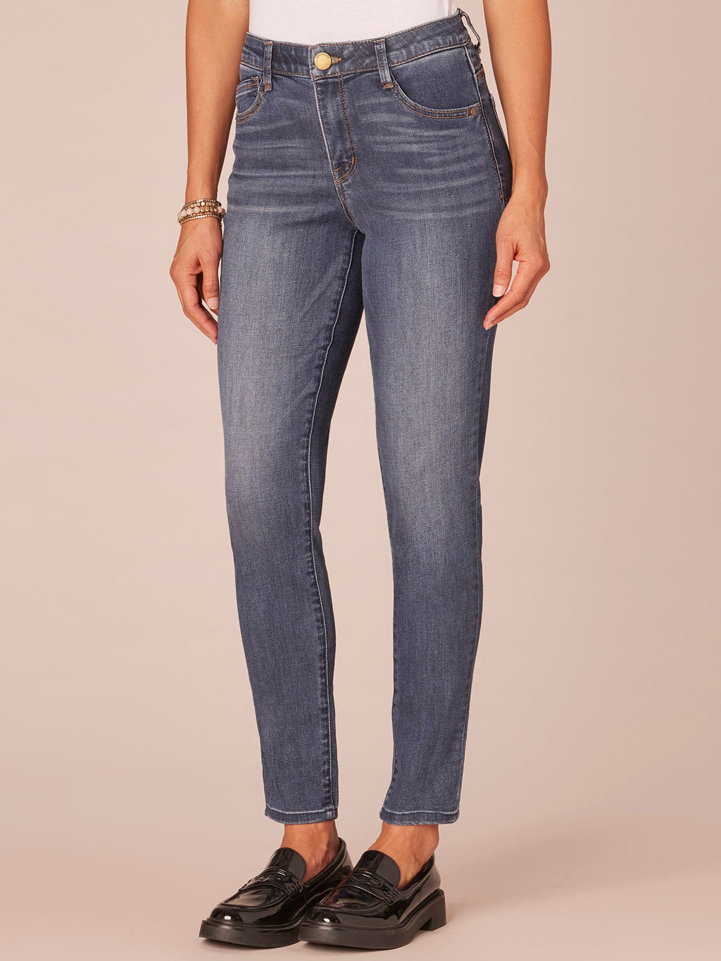 "Ab"solution High Rise Ankle Length Petite Jeans