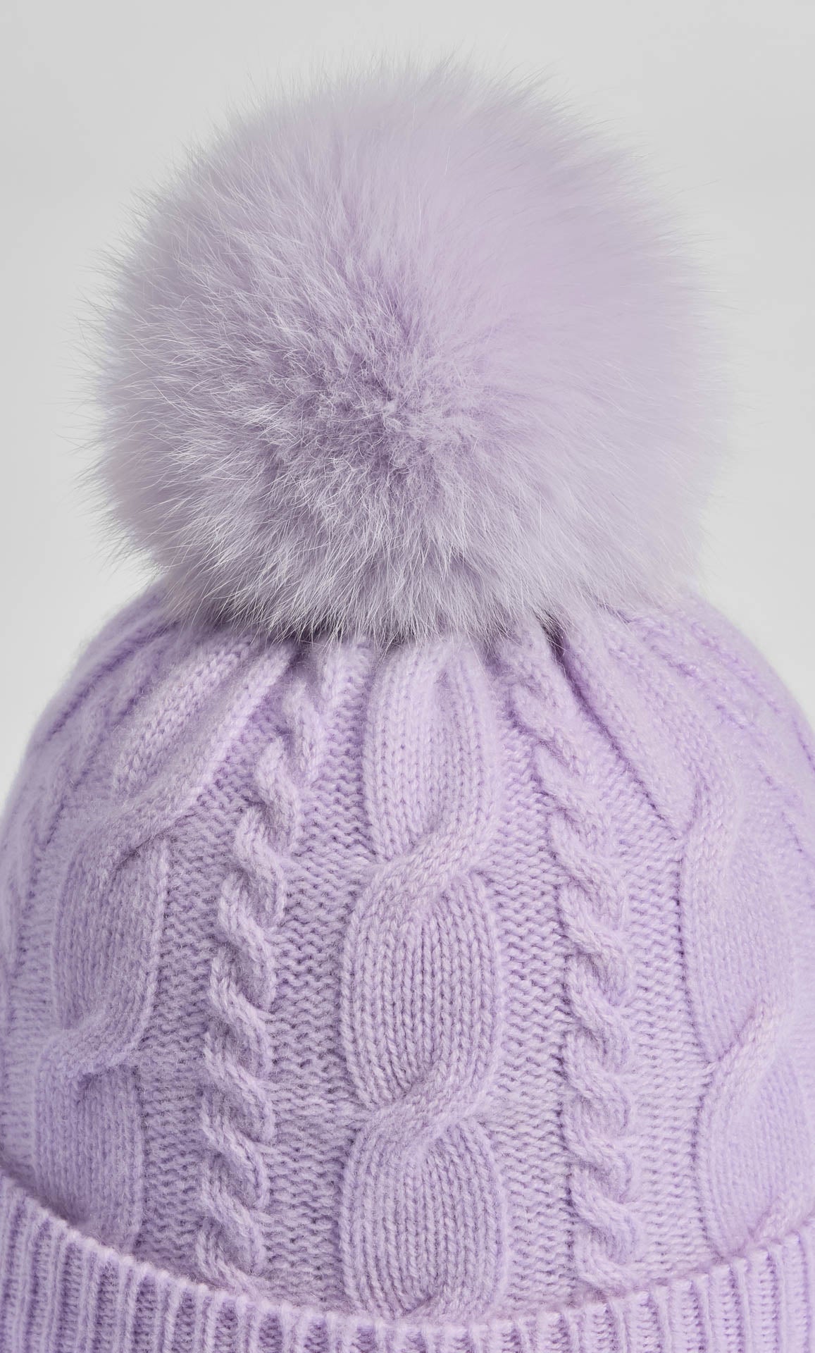Cable-Knit Cashmere Beanie