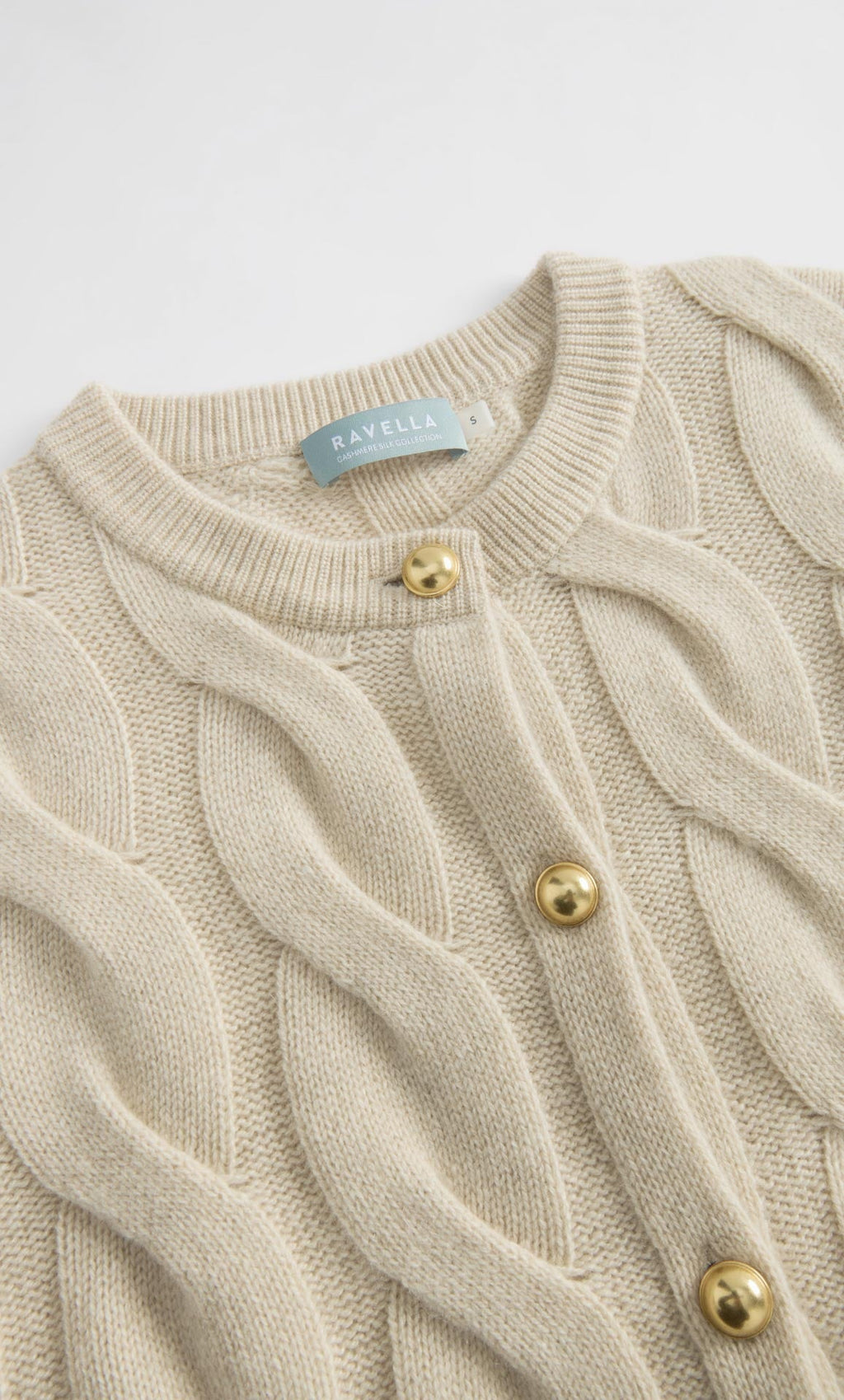 Chamonix Cable Cashmere Cardigan