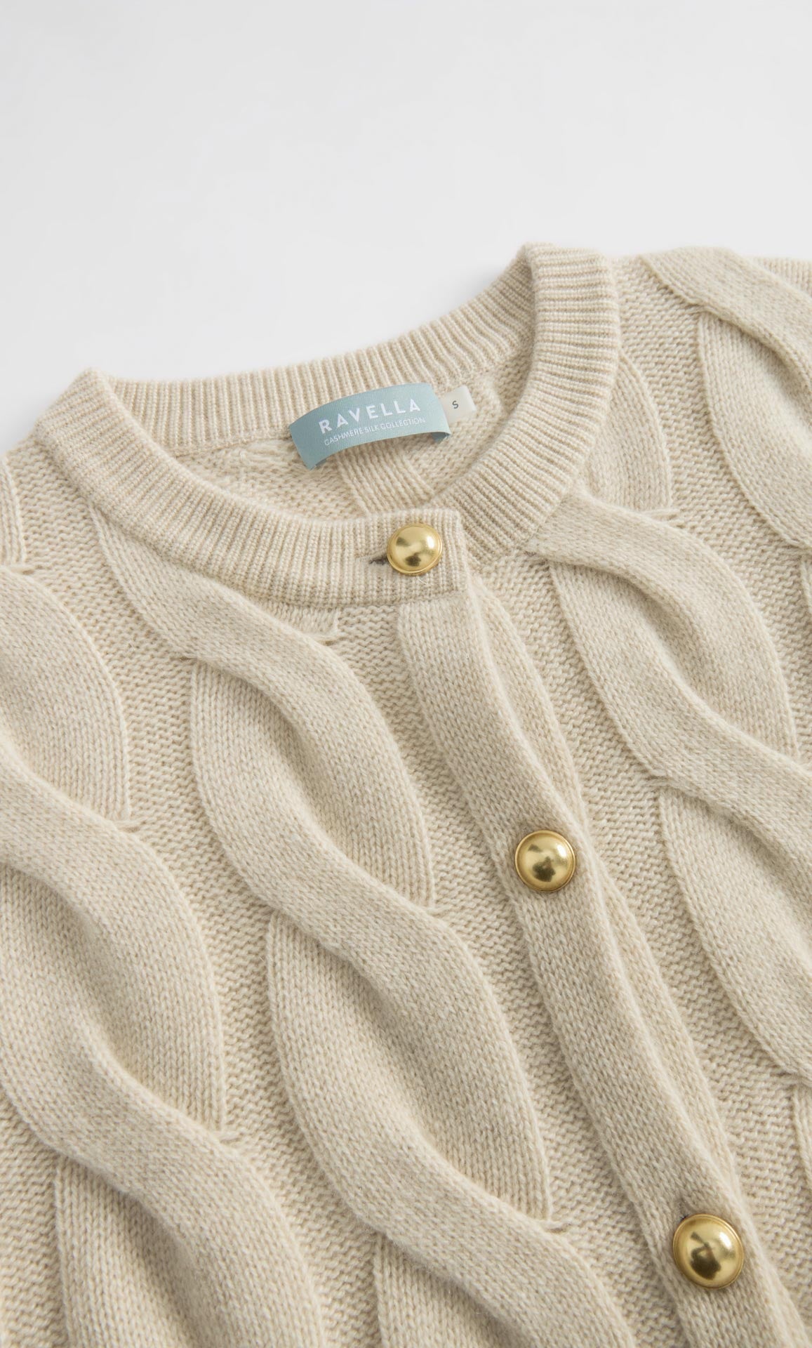 Chamonix Cable Cashmere Cardigan