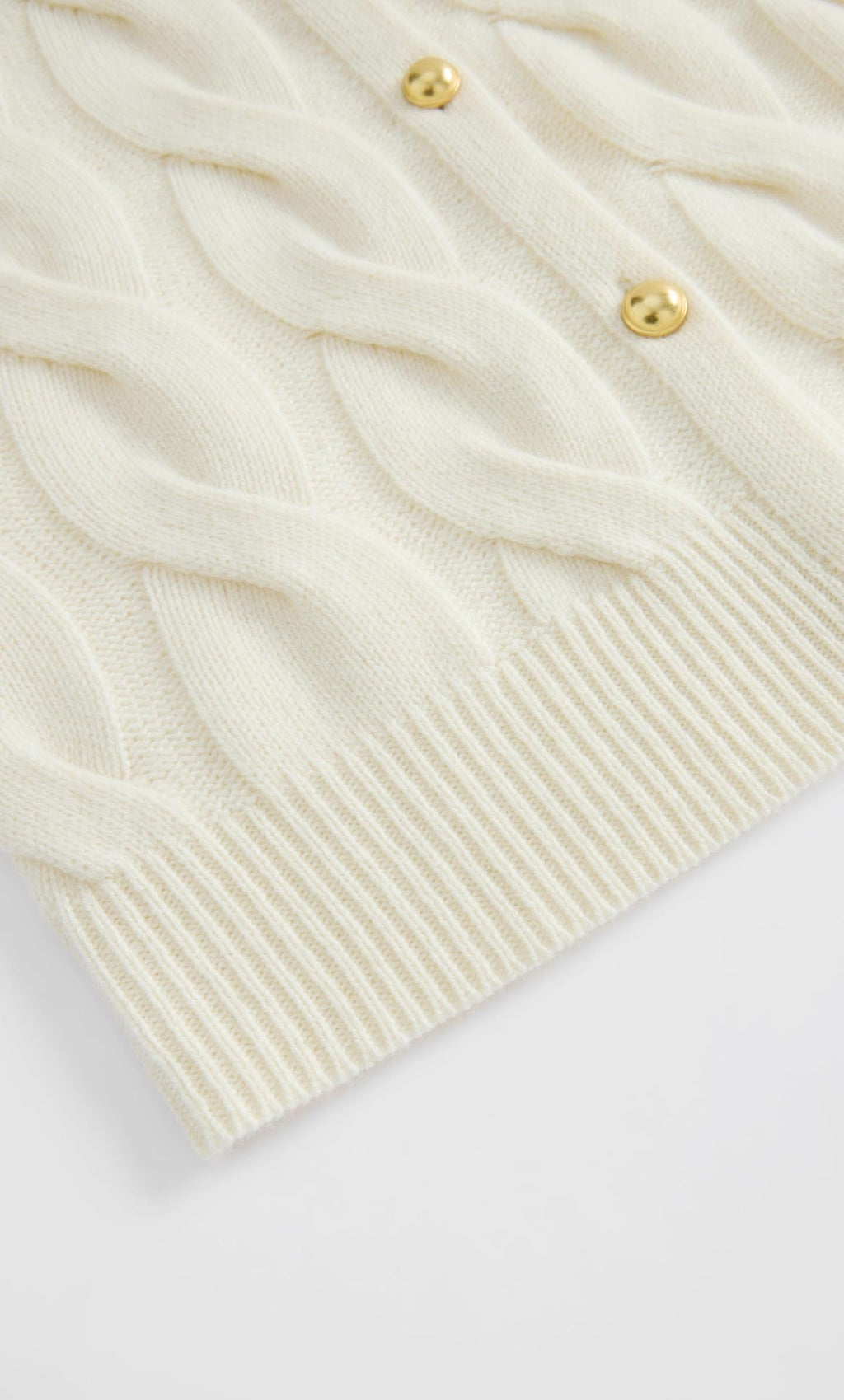 Chamonix Cable Cashmere Cardigan