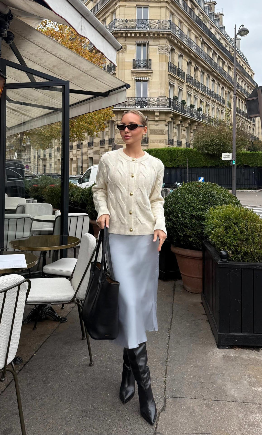 Chamonix Cable Cashmere Cardigan