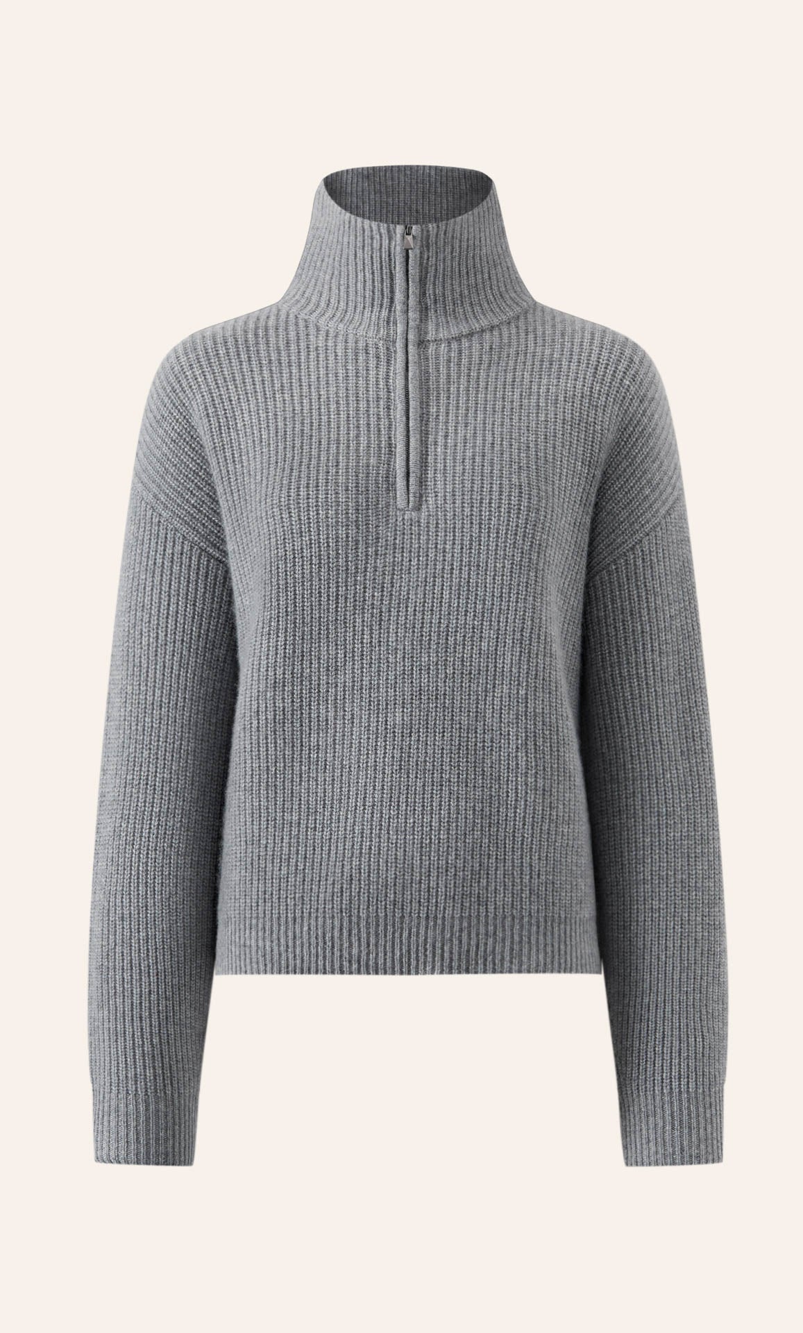 Cortina Cashmere Half-Zip Sweater
