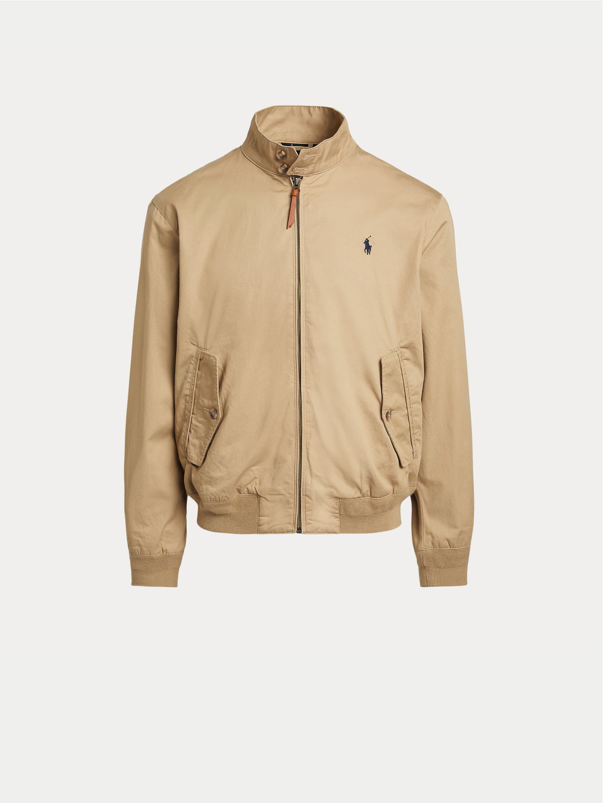 Beige Cotton Twill Sports Jacket