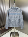 Dior Hooded Monogram Stripe Jacket