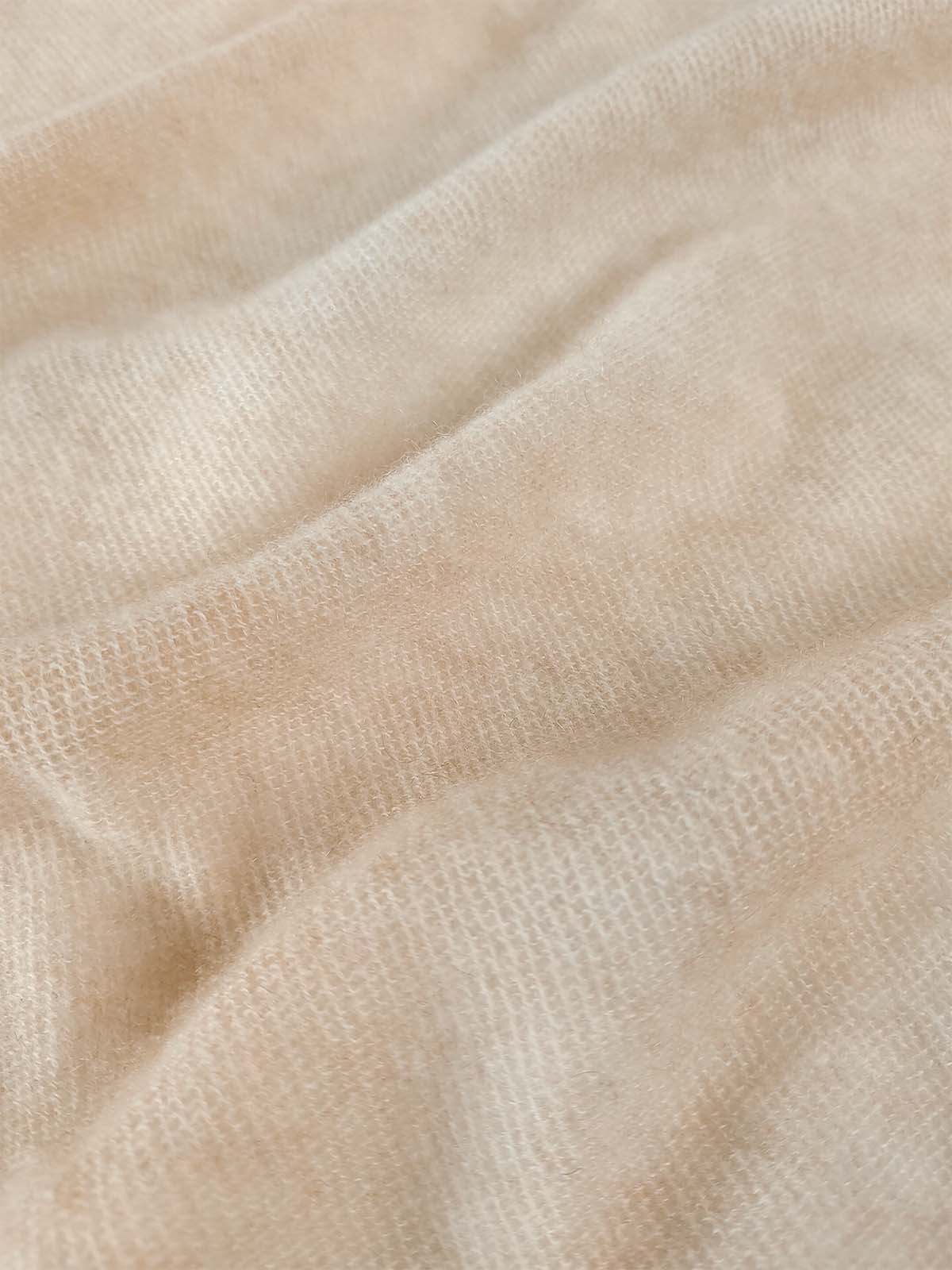 Beige CloudPuff Cashmere Scarf