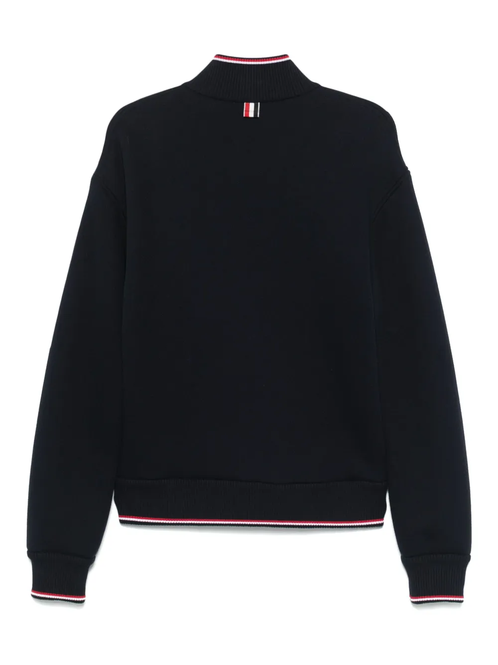 THOM BROWNE - Men Oversized Funnel Neck Zip Up Jacket