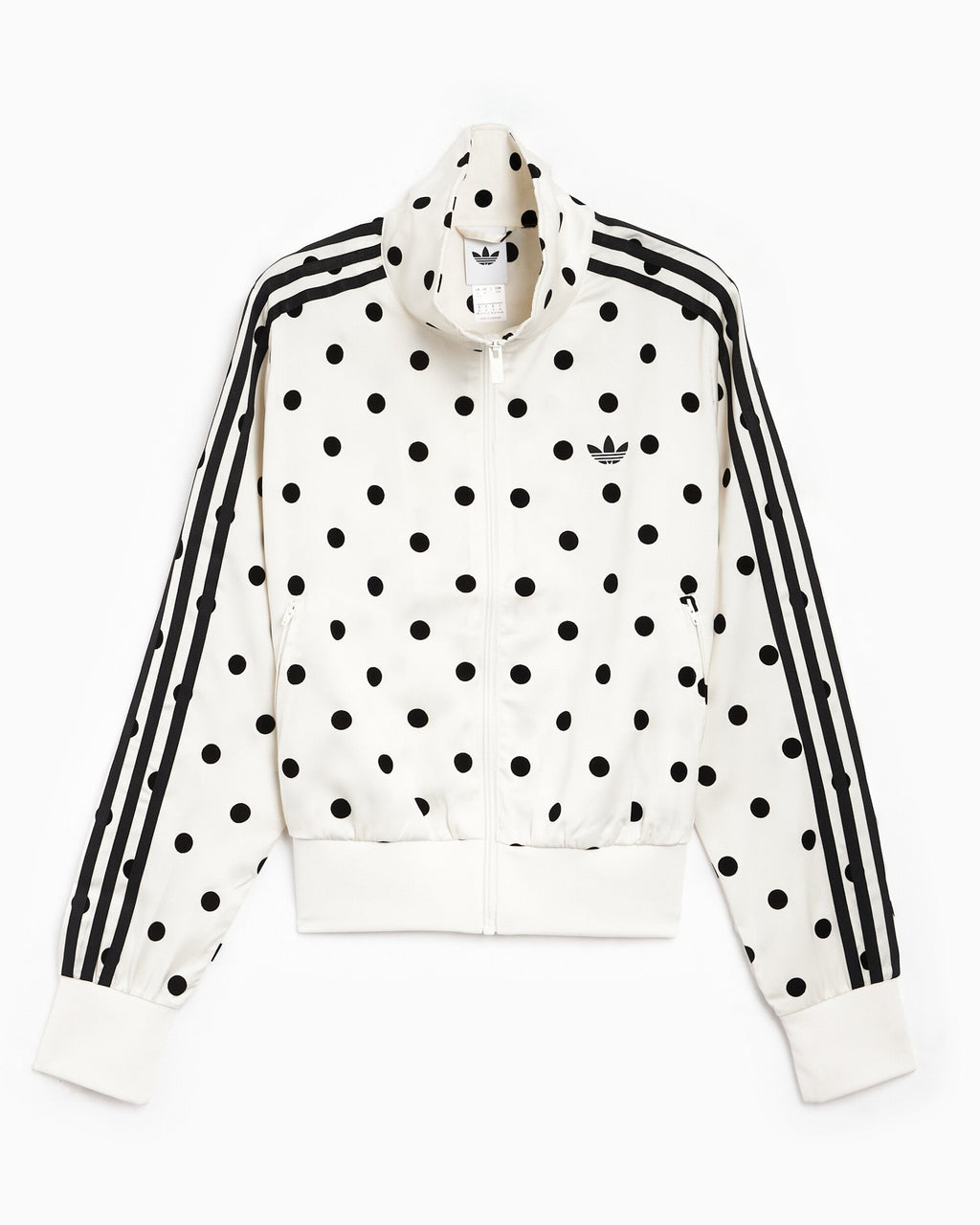 adidas Originals Satin Polka Dots Crop Women's Track Jacket