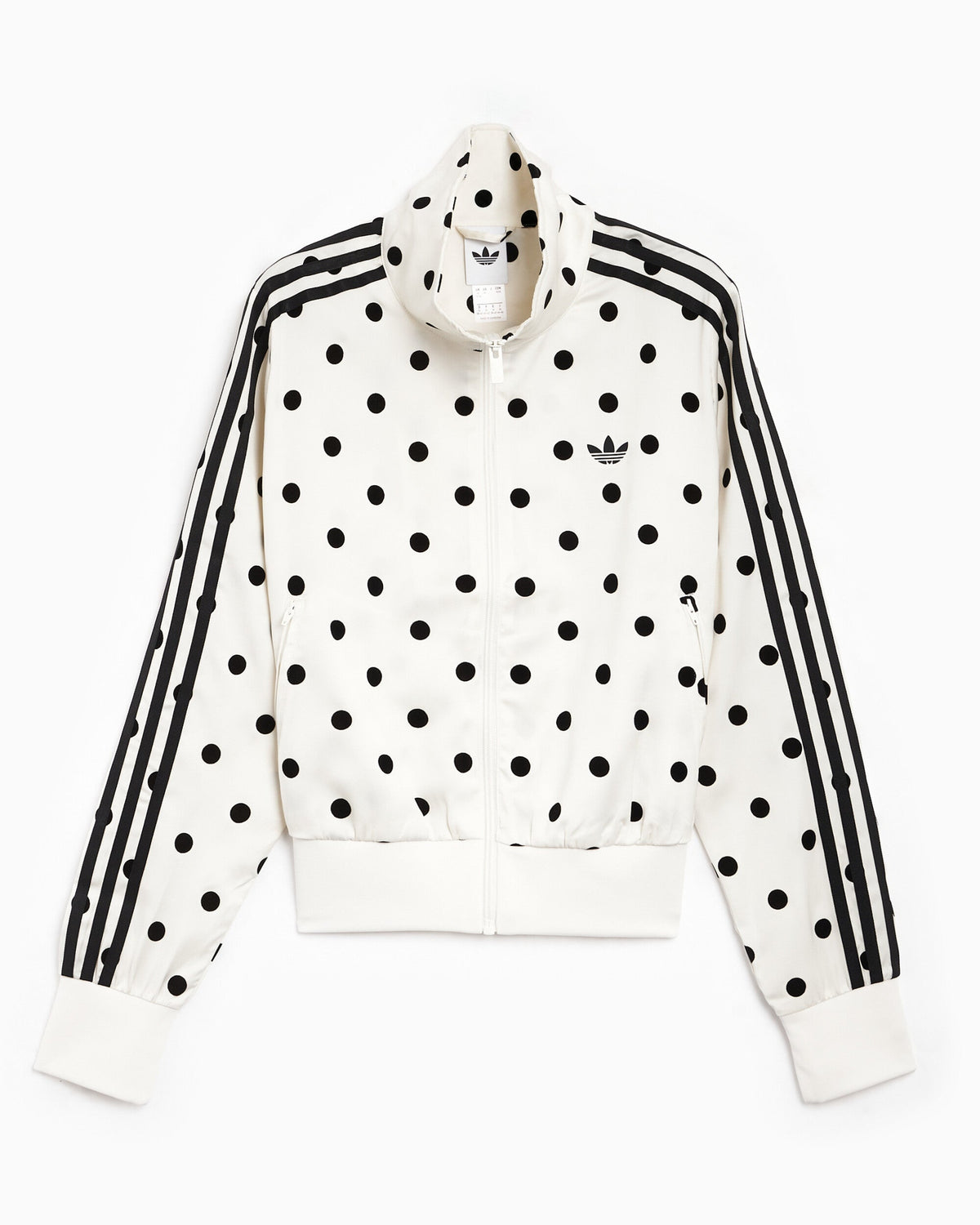adidas Originals Satin Polka Dots Crop Women's Track Jacket