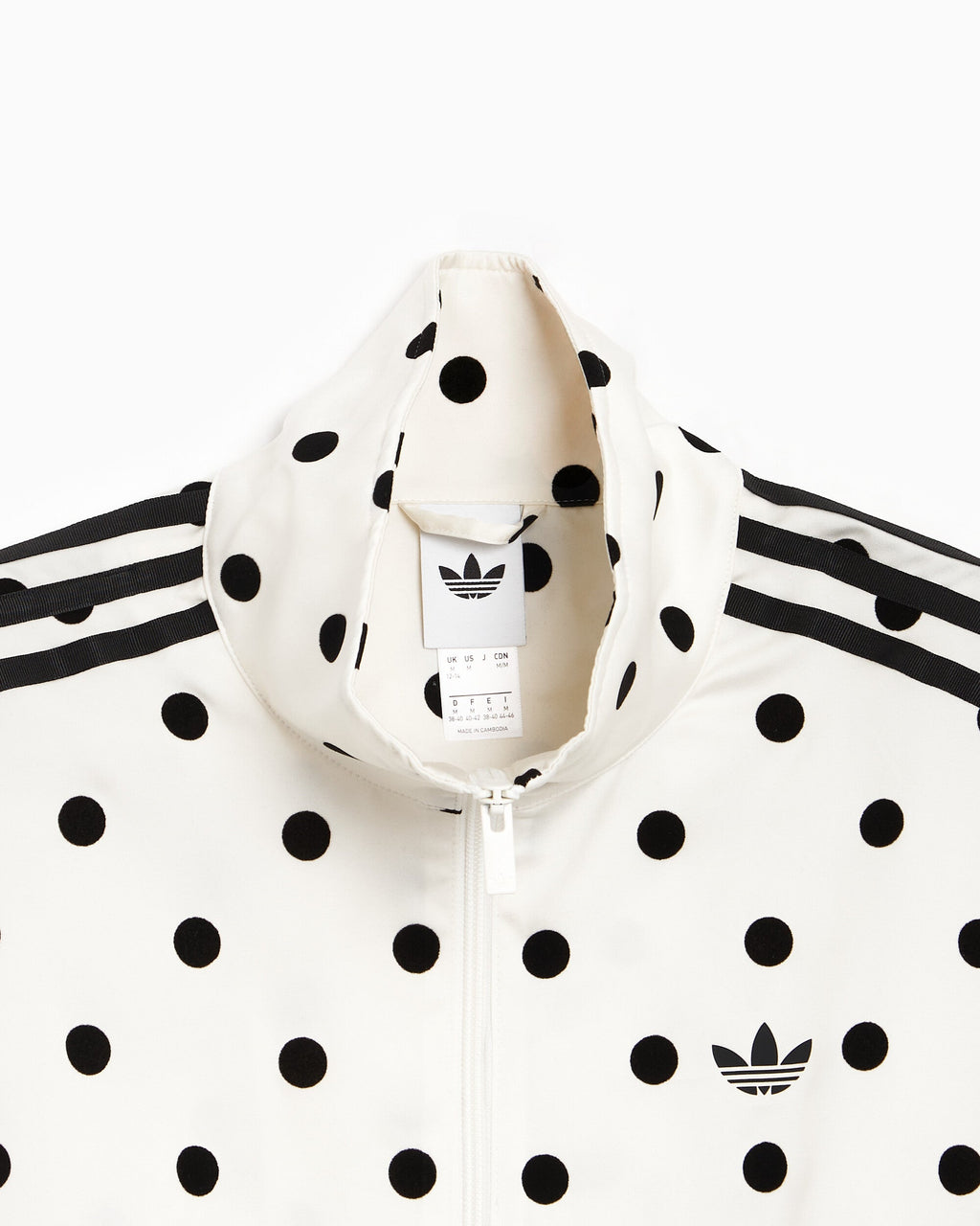 adidas Originals Satin Polka Dots Crop Women's Track Jacket
