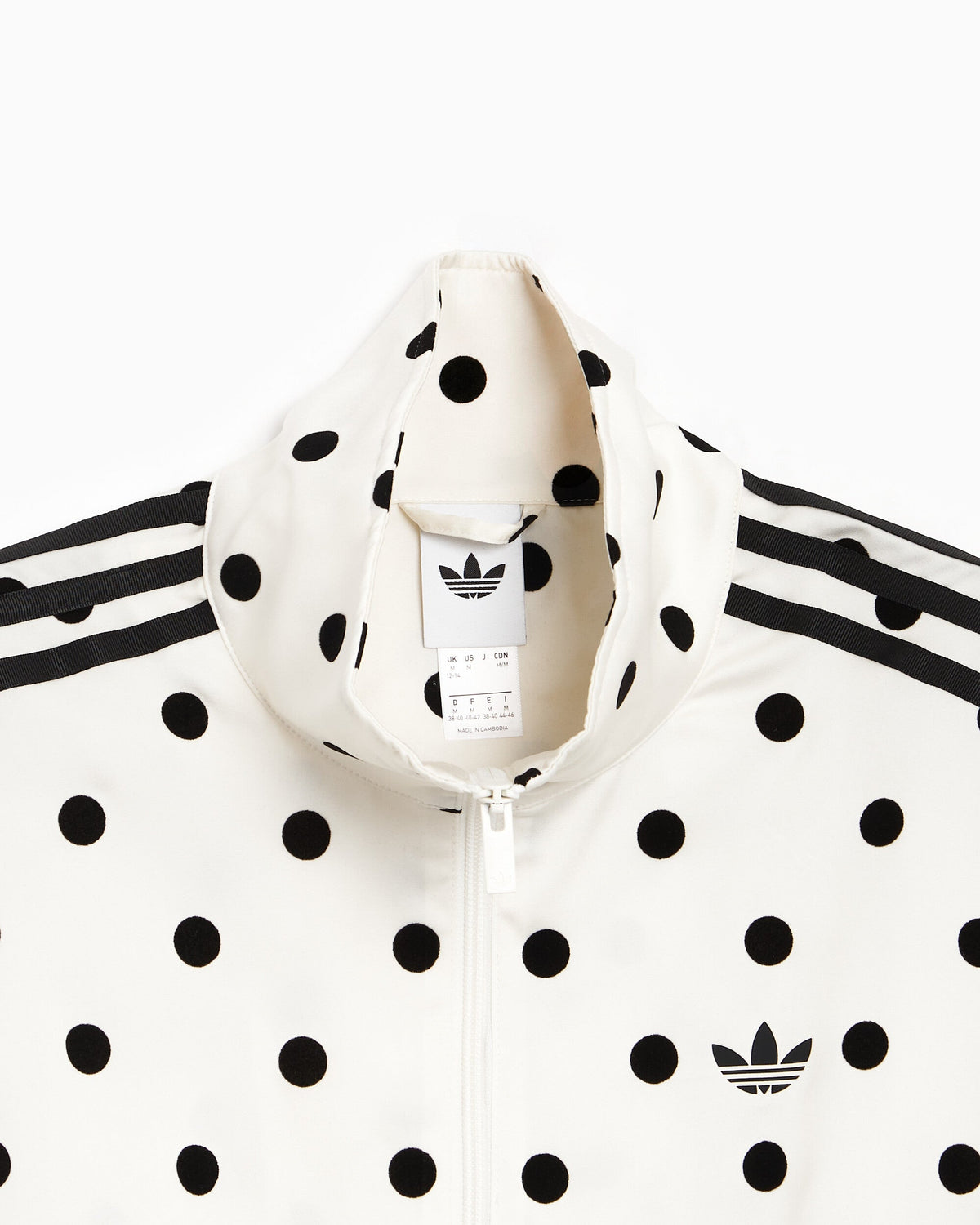 adidas Originals Satin Polka Dots Crop Women's Track Jacket