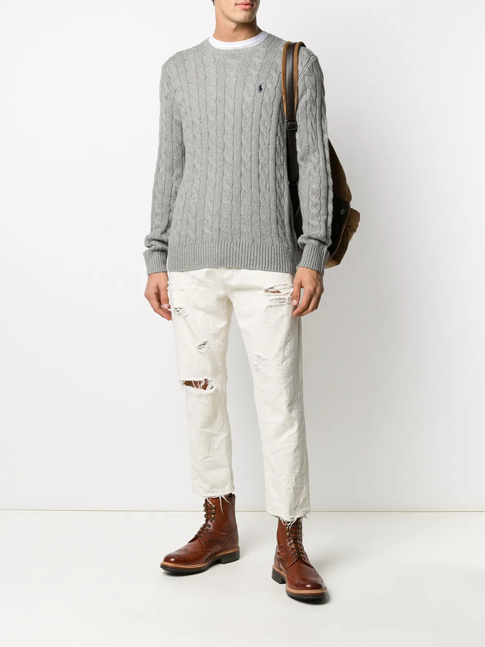 POLO RALPH LAUREN - Men Long Sleeve Knit Crewneck Sweater